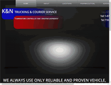 Tablet Screenshot of kntrucking.com